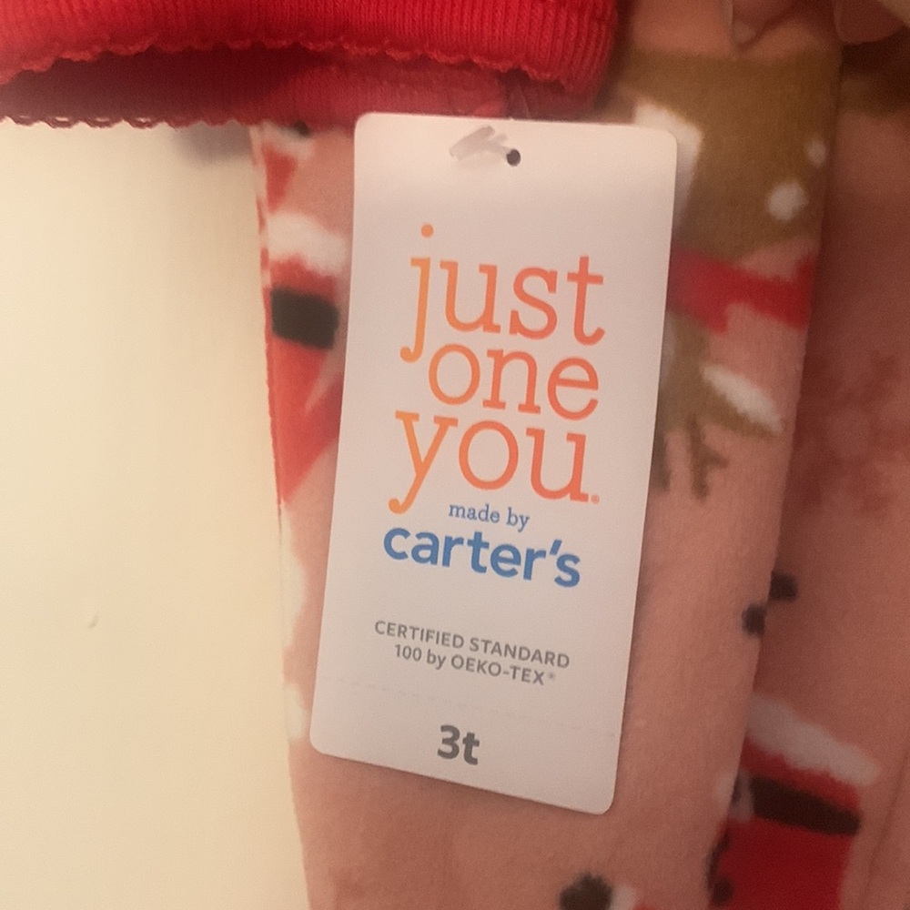 Carters Just One You, Christmas Footed Pajama Set - 3T‎ - Picture 5 of 5